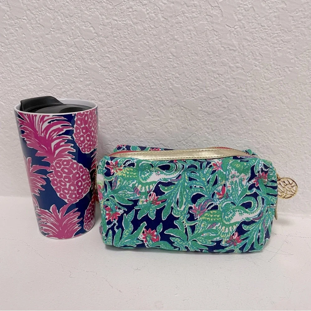 Lilly Pulitzer Lounge Towel + Mug + Pouch BUNDLE 🏝️